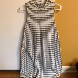 Vintage black and white shift dress